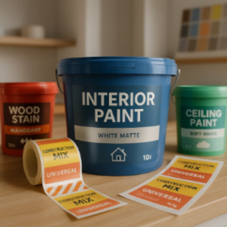 Этикетки для строительных красок