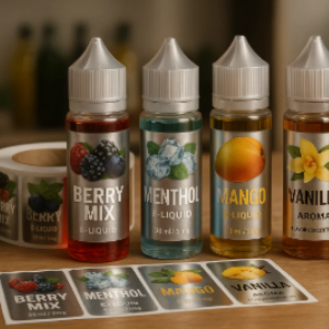 Этикетки на жидкости для вейпов