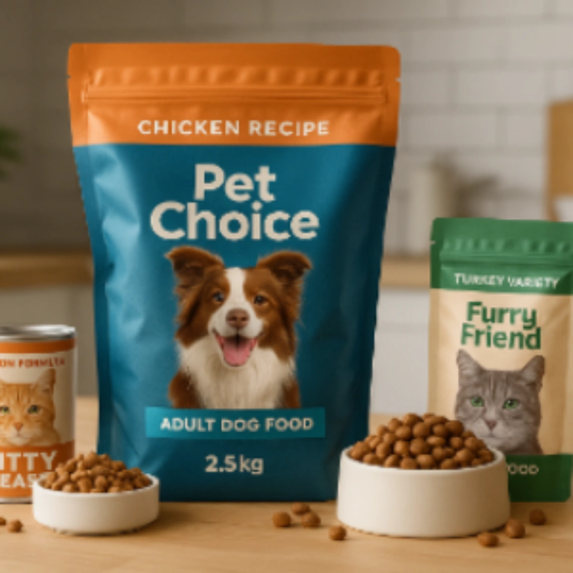 Этикетки на корма для животных