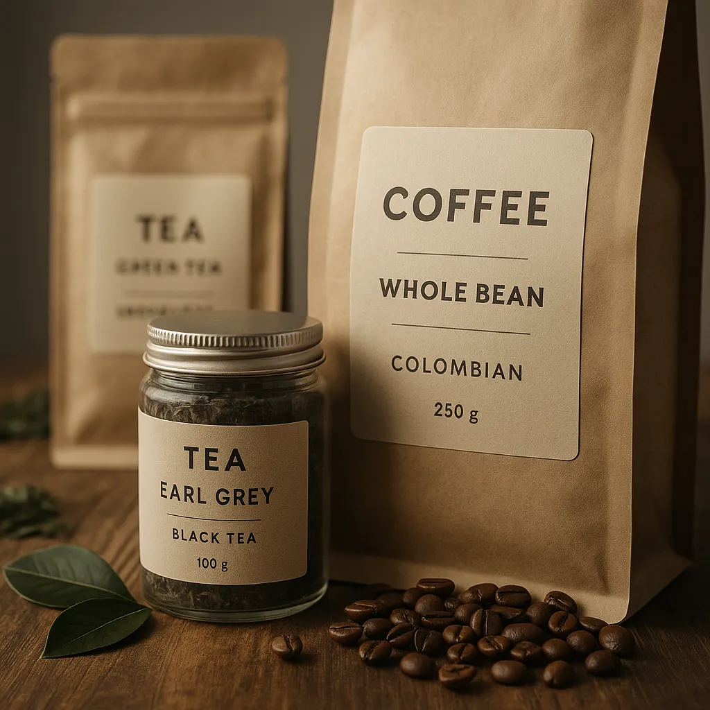 Этикетка на кофе