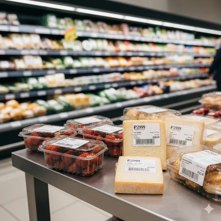 термо этикетки для продуктов