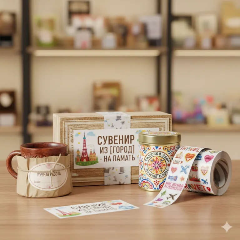Этикетки для сувенирной упаковки