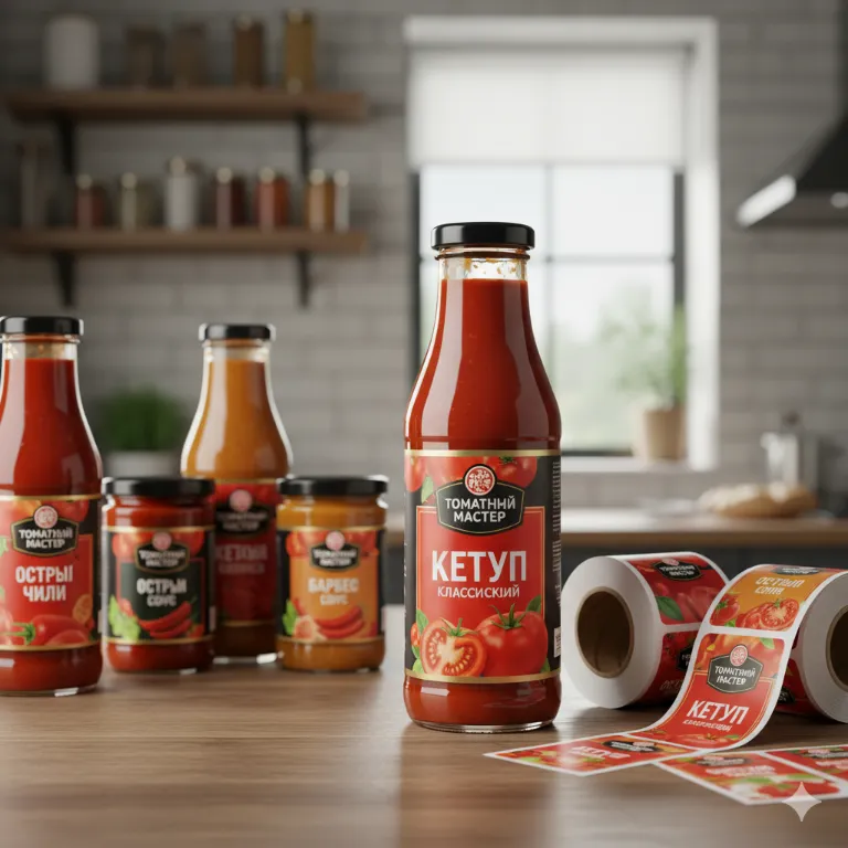 Этикетки на соусы и кетчупы